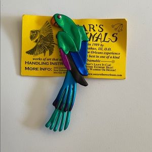 Oscar’s Original Partot Brooch